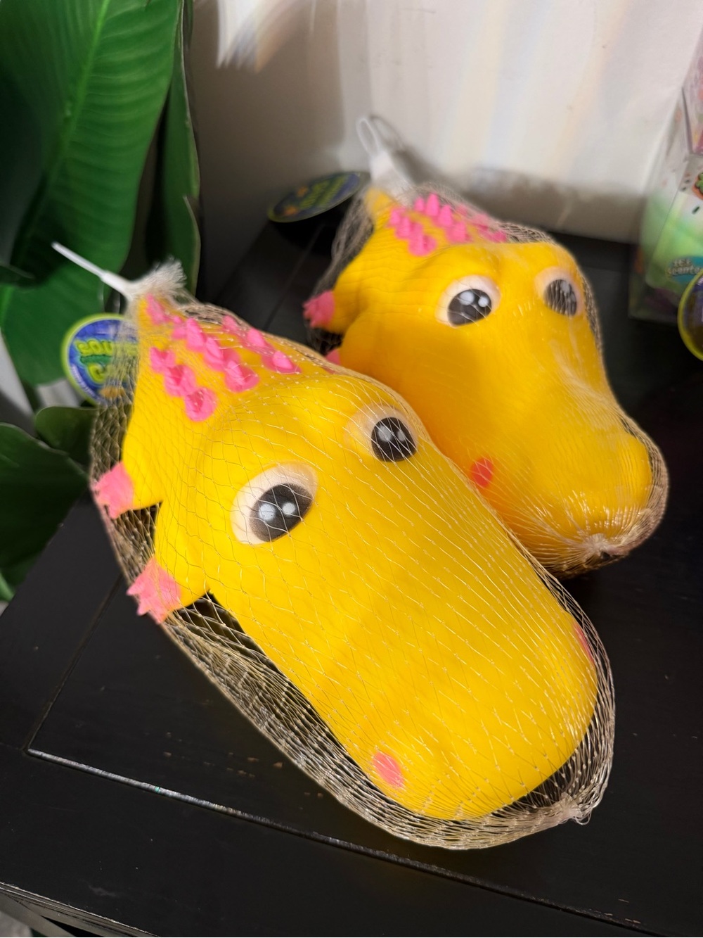 Squishy chomp chomp yellow gator alligator bundle set lot 2 five below crocodile